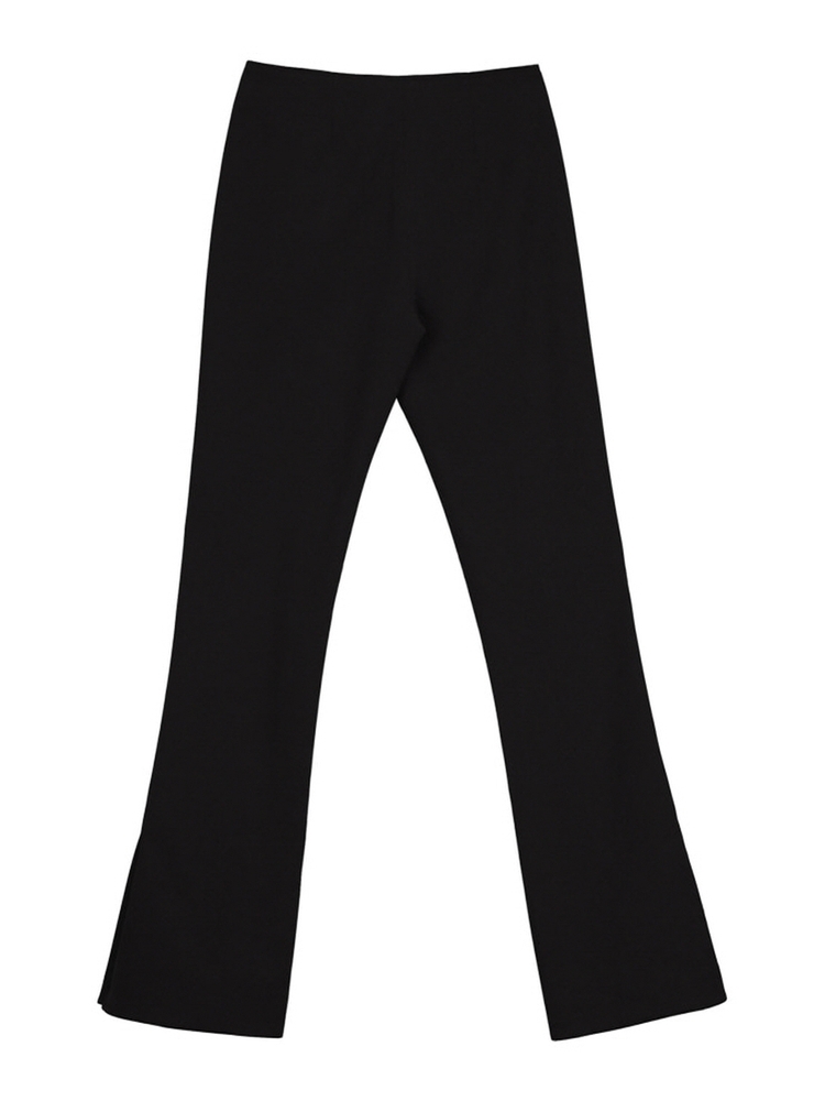 SLIT SLIM SLACKS BLACK MTBAFPA00602