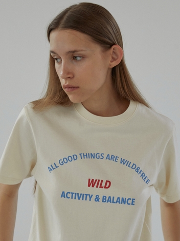 [박태환 착용] A&B oval T-SHIRT_Ivory