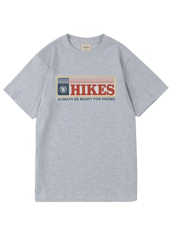 HIKES T-SHIRT_Melange Grey