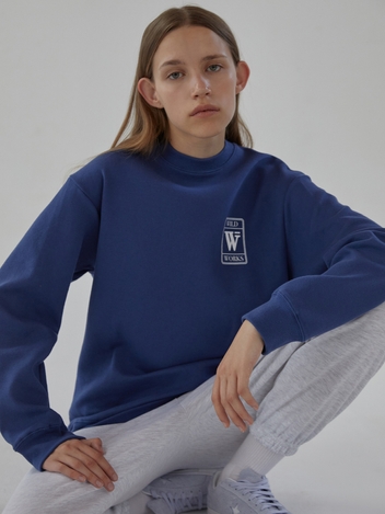 W Ticket SWEATSHIRT_Retro Blue