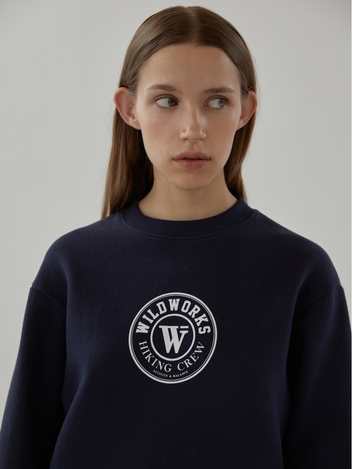 WILDWORKS Circle SWEATSHIRT_Navy