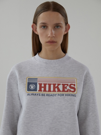 HIKES SWEATSHIRT_Melange Grey