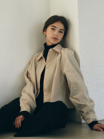 Are hidden button shirts - beige
