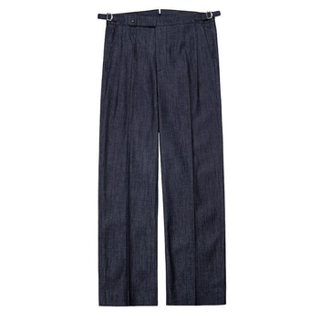 Reve Raw Denim Trousers (Navy)
