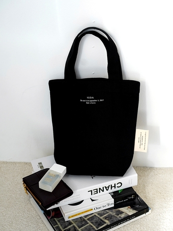 Veda Tote bag  Long  Black