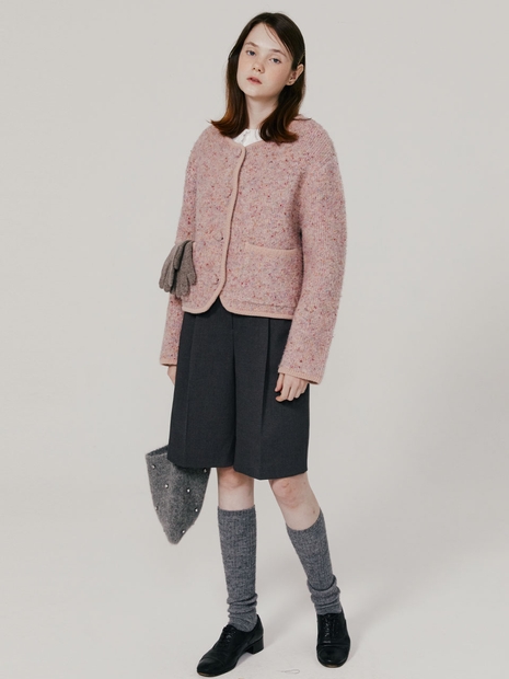 Formal One-tuck Shorts VC229OPT030M