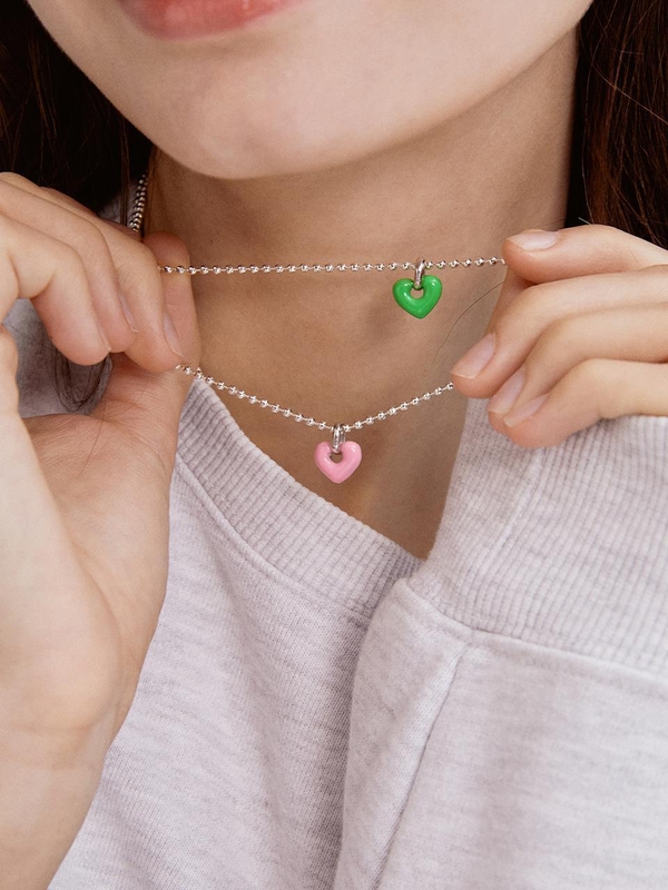 Heart Doughnut Necklace NZ2025