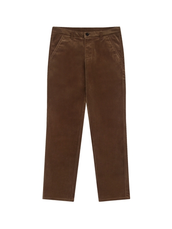 Velvet Tapered Pants_Brown