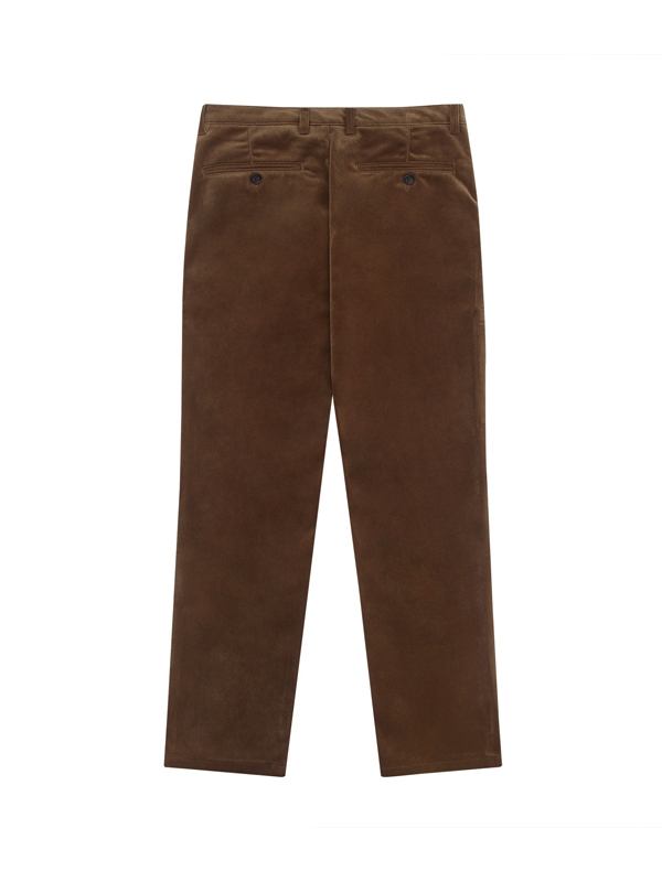 Velvet Tapered Pants_Brown