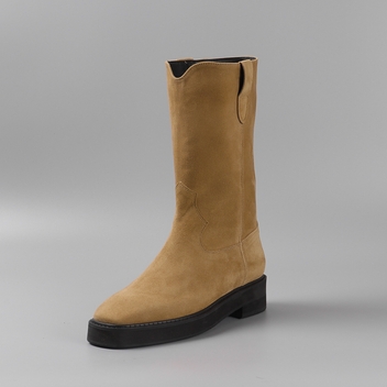 Suede Western Boots LC197_4cm