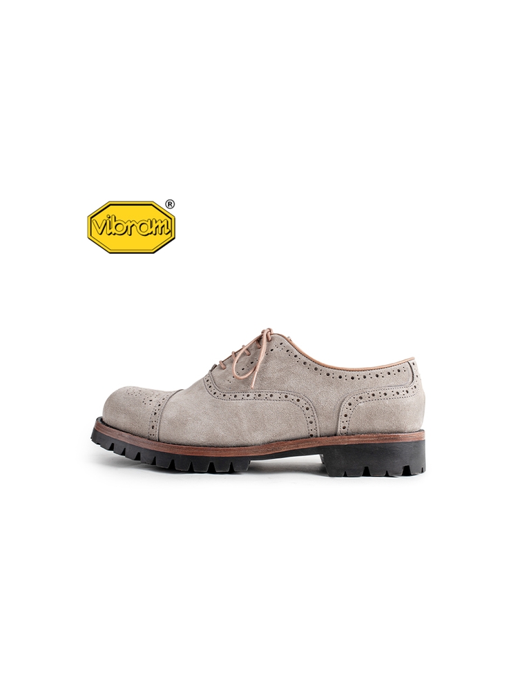 BEIGE BROGUE OXFORD