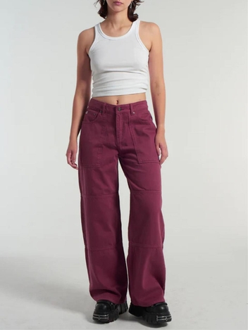 COMBAT RELEASE JEAN - BURGUNDY