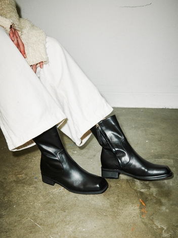 IS_221391 Square boots(Black)