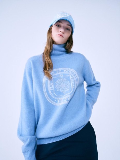 UNIV TURTLE NECK_SKY