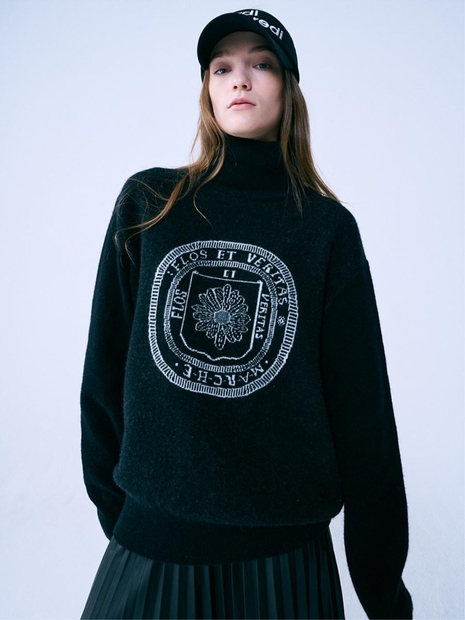 UNIV TURTLE NECK_BLACK