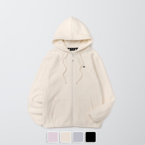 Fleece Hood Zip-Up (U22DTJK35)