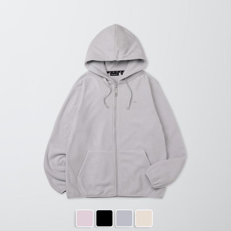 Fleece Hood Zip-Up (U22DTJK35)