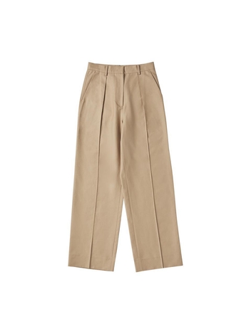 Cotton Chino Pants Dark Beige