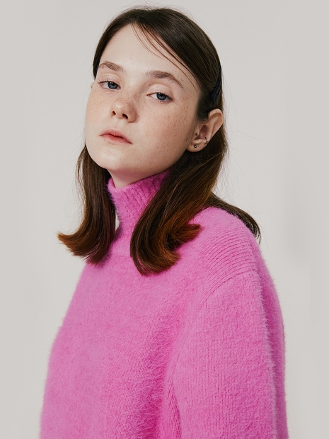 Fluffy Turtle Neck Knit VC229OPO014M