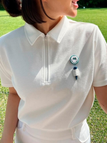 COLOR BALL MARKER PK 와펜티셔츠 WHITE