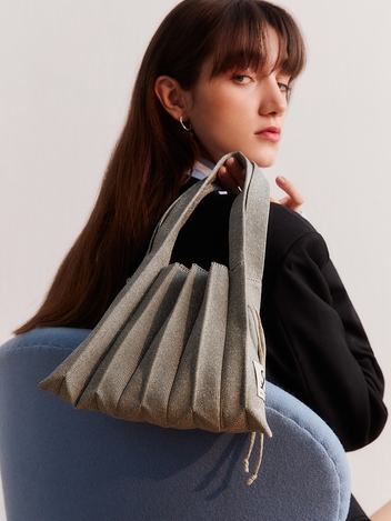 [단독컬러]Lucky Pleats Knit S Starry Pond Green