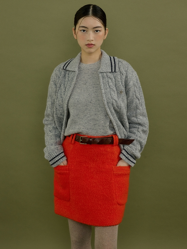 Toil skirt  Cherry red