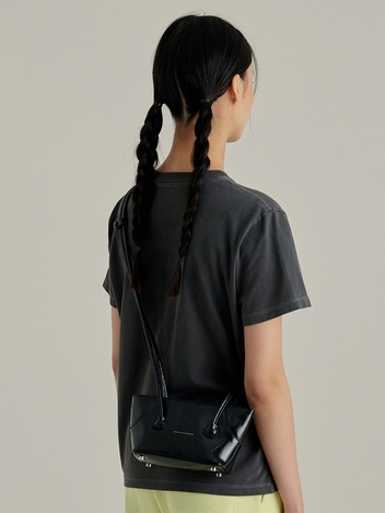 BOAT SHOPPER MINI_black crinkle