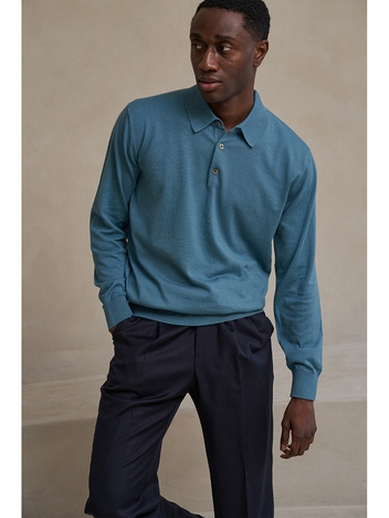 Supima Knitted Polo_Mint
