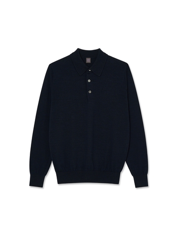 Supima Knitted Polo_Navy