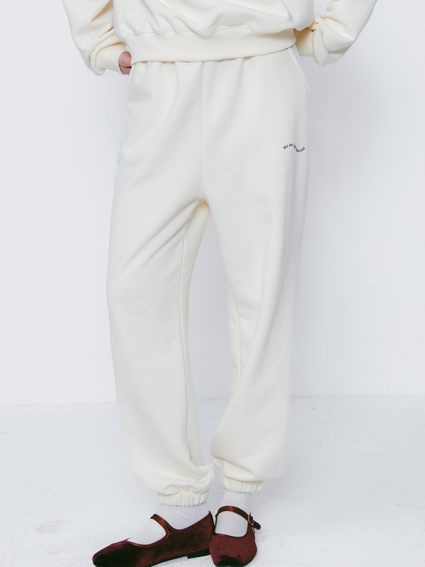 Lossy Jogger Sweat Pants Cream