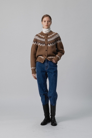 Nordic Cardigan : Brown