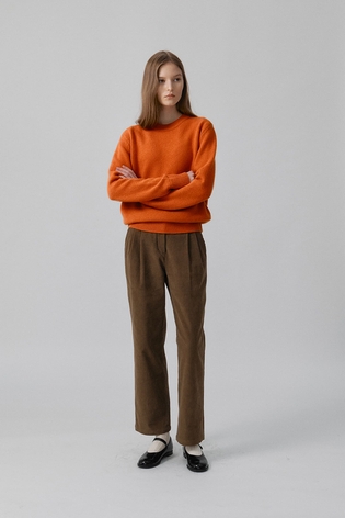 Corduroy Pino Pants : Khaki Brown