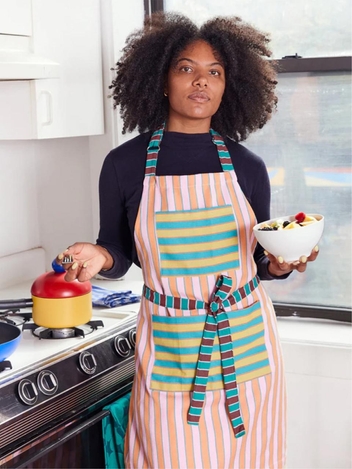 PROSCUITTO STRIPE APRON