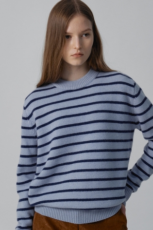Fin Knit : Sea Blue Stripe