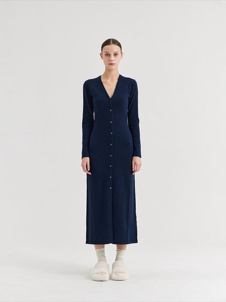 NICOLLIA DRESSING COAT WITHOUT REVERSE_BLU