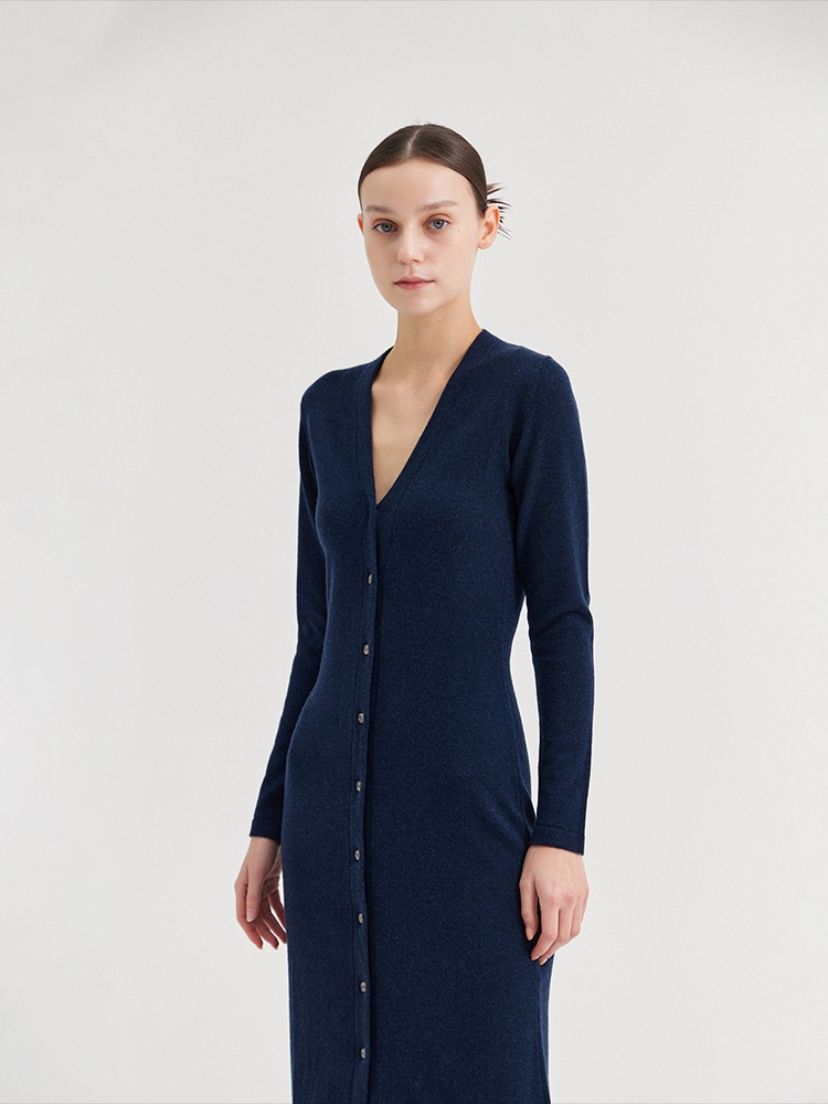 NICOLLIA DRESSING COAT WITHOUT REVERSE_BLU