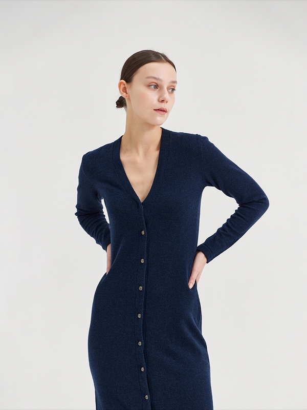 NICOLLIA DRESSING COAT WITHOUT REVERSE_BLU