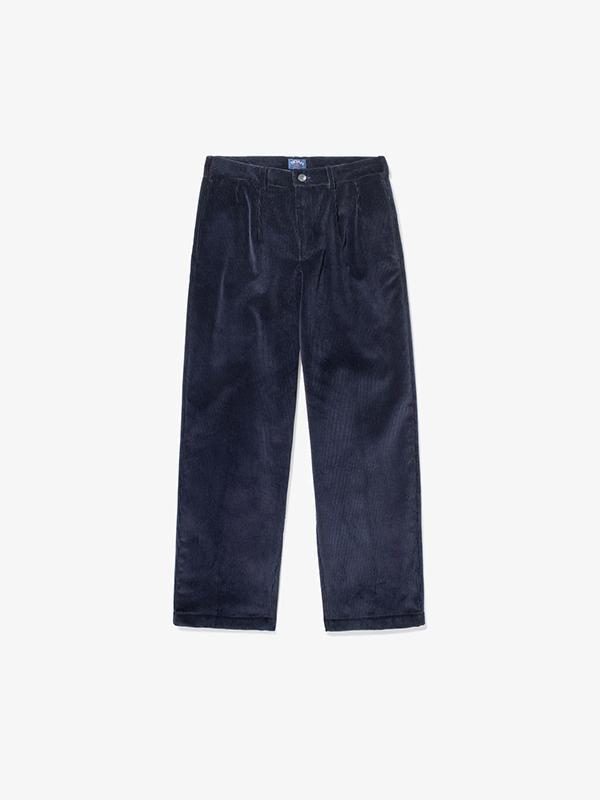 [해외] NOAH 노아 DOUBLE PLEAT CORDUROY PANTS 네이비