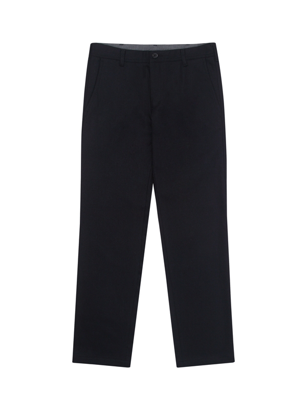 Wool Blend Pants_Navy