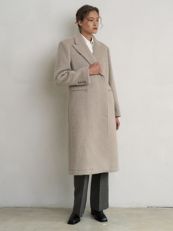 Duras Alpaca Long Coat_Soft Brown