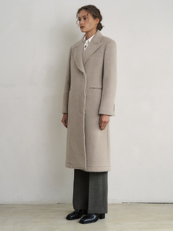 Duras Alpaca Long Coat_Soft Brown