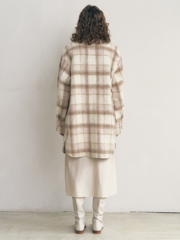 Charlotte Alpaca Long Coat_Check