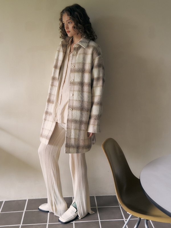 Charlotte Alpaca Long Coat_Check