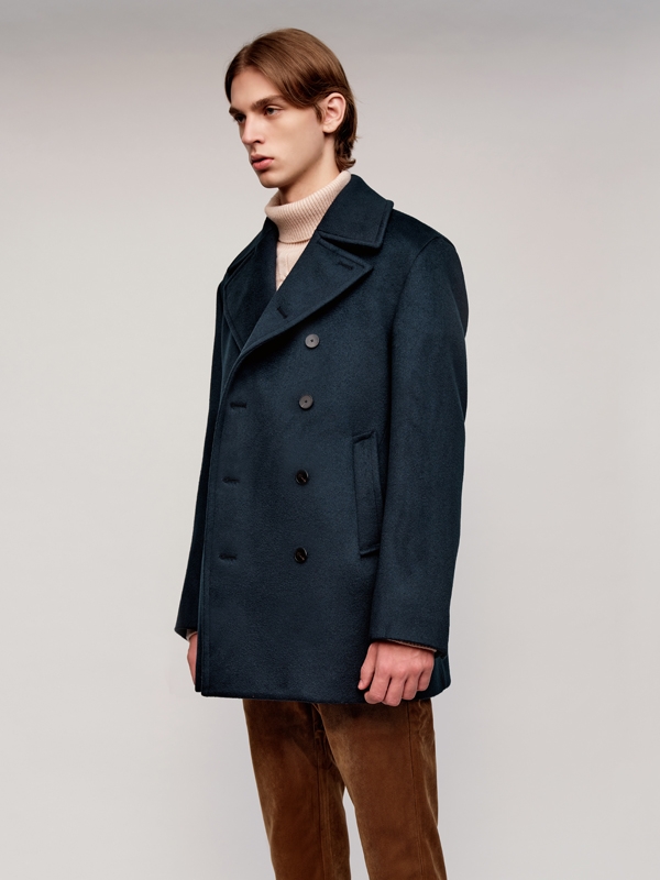 9010 Cashmere Blend Pea Coat_Blue