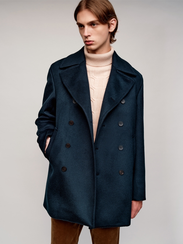 9010 Cashmere Blend Pea Coat_Blue