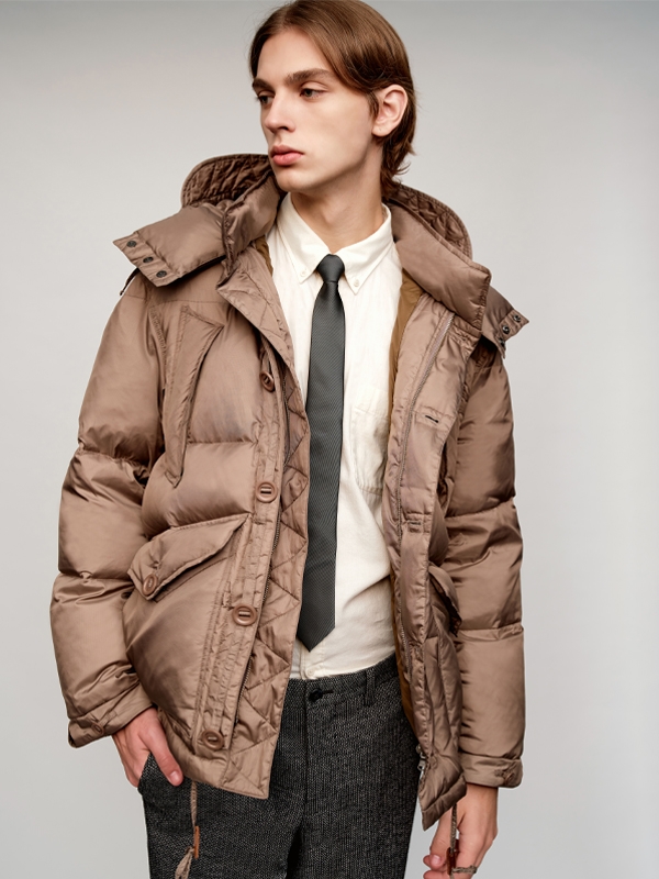 Solew Goose Down Parka_Brown