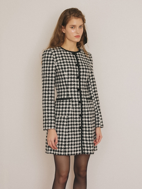 HOUND-TOOTH CHECK ONEPIECE