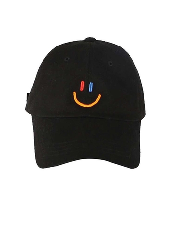 LaLa Smile Ball Cap(라라 스마일 볼캡)[Black]