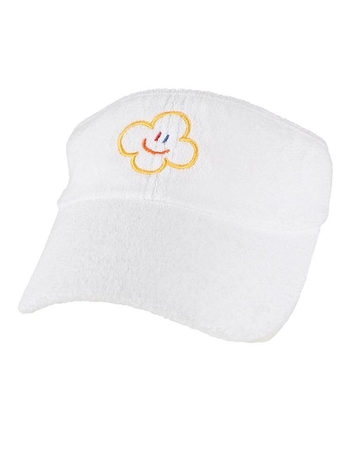 Hello LaLa Terry Sun Visor(헬로 라라 테리 썬캡)[White]