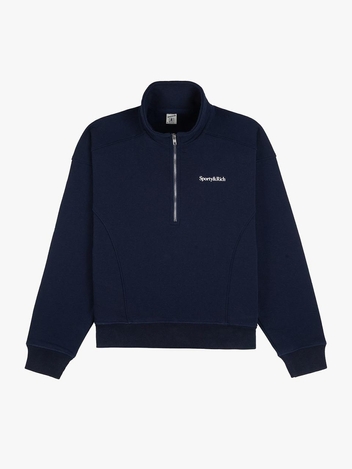 스포티앤리치 뉴 헬스 하프집업 맨투맨 Navy